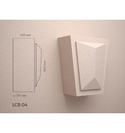 Cheie de Bolta exterior din Polistiren Expandat cu Rasina LCB04